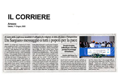 Corriere di Arezzo, 11 Giugno 2005