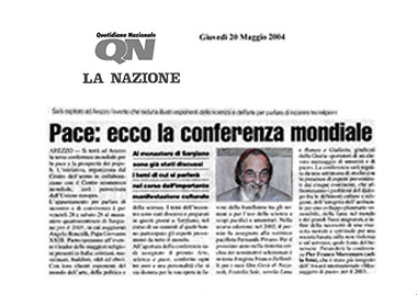 La Nazione, 20 Maggio 2004