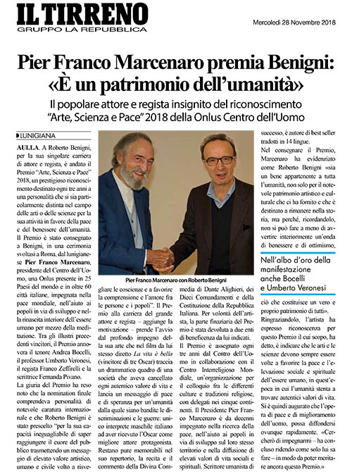 Il Tirreno - Gruppo La Repubblica, 28 Novembre 2018